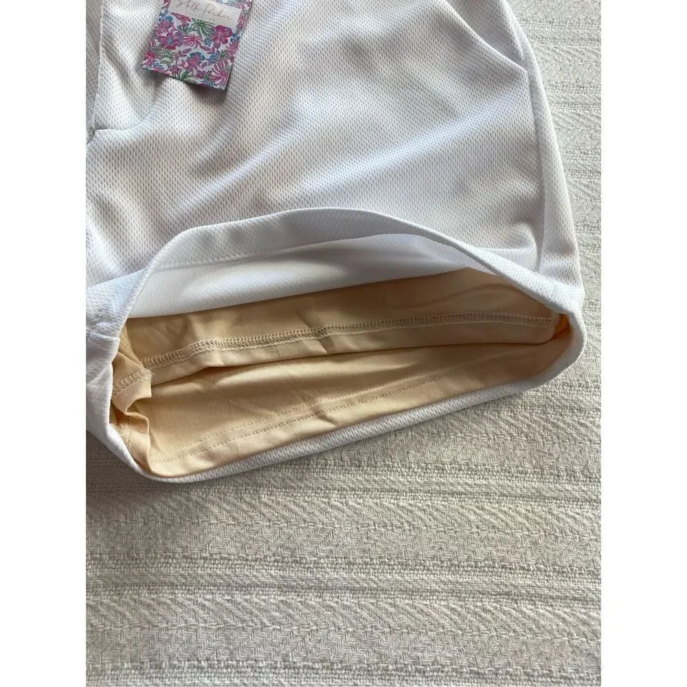 STELLA PARKER WOMEN’S SIZE 14 WHITE FULLY LINED SHORTS